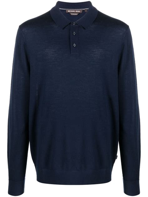 michael kors tipo polo|Merino Wool Polo Shirt .